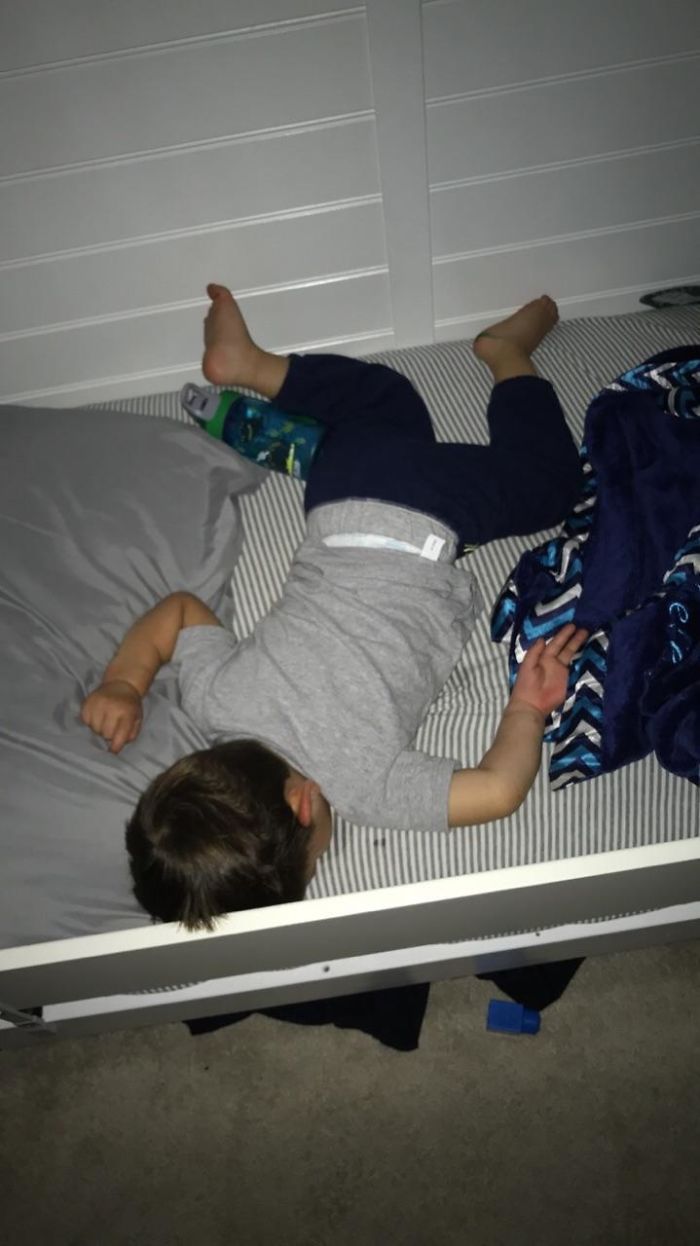 My Kid Sleeps Like He Fell Down In Family Guy