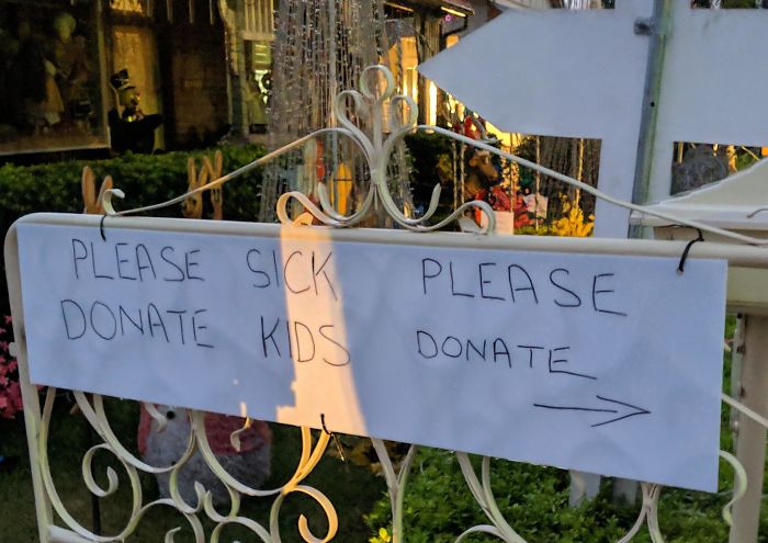 Please Sick Please Donate Kids Donate