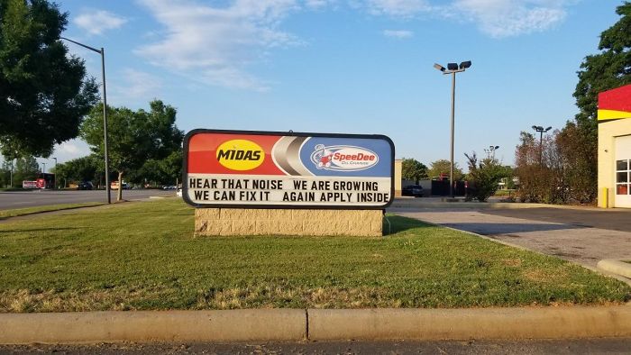 Hear That Noise? We Are Growing. We Can Fix It Again. Apply Inside