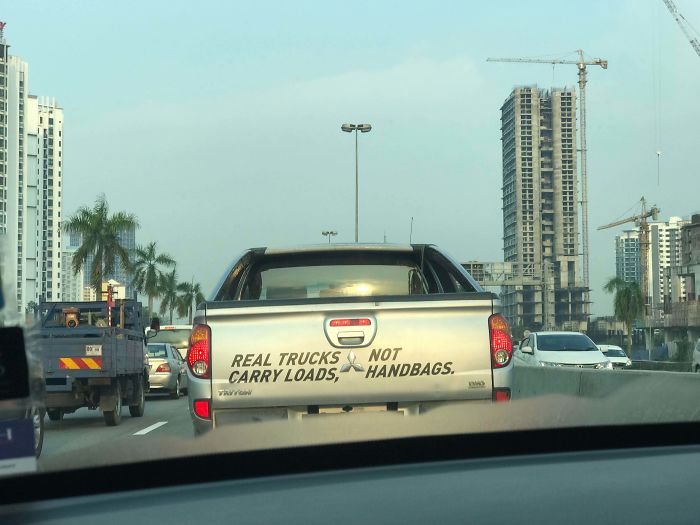 Real Trucks Not Carry Loads, Handbags