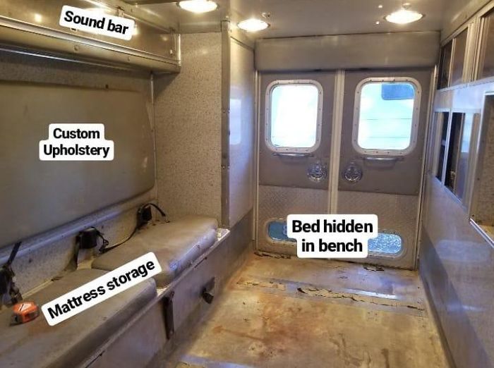Man Converts An Old Ambulance Into His Dream Home Man Converts An Old Ambulance Into His Dream Home