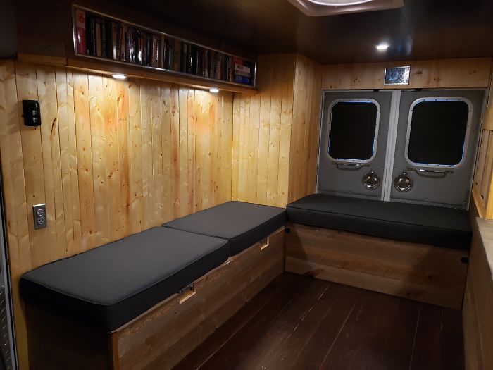 Man Converts An Old Ambulance Into His Dream Home Man Converts An Old Ambulance Into His Dream Home