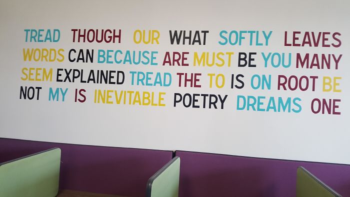 Tread Though Our What Softly Leaves Words Can Because