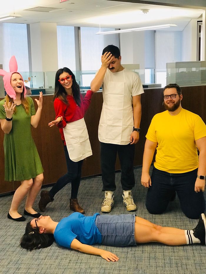 Coworkers Crushing The Team Costume Contest