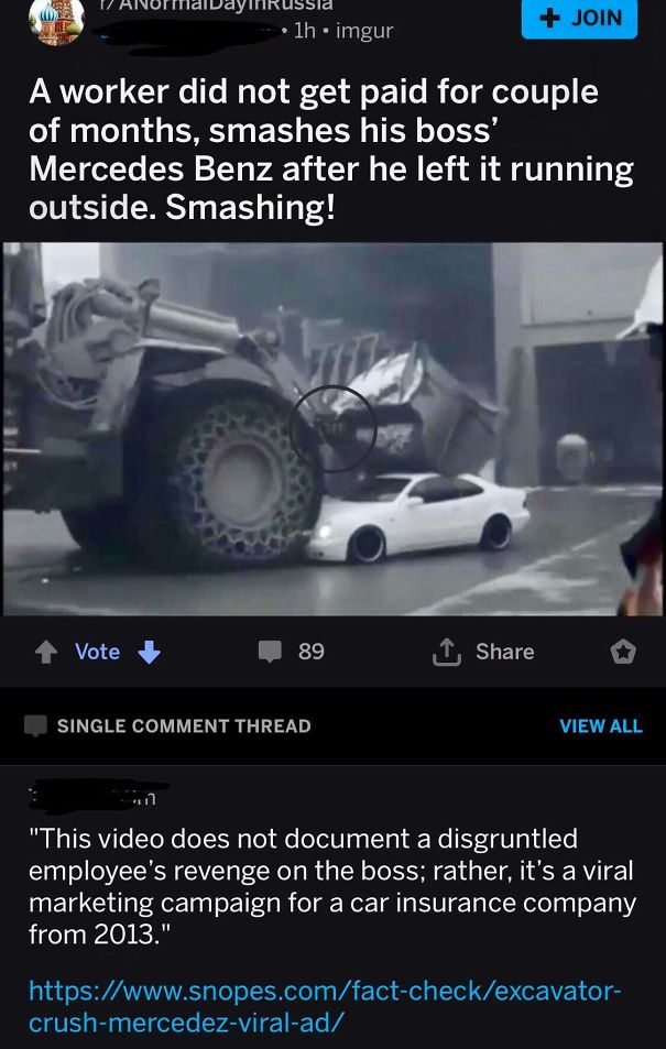 Faking A Russian Story For That Precious Karma