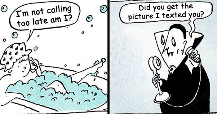 Artist Imagines What Having A Vampire Boyfriend Is Like And It’s Not The One From Twilight