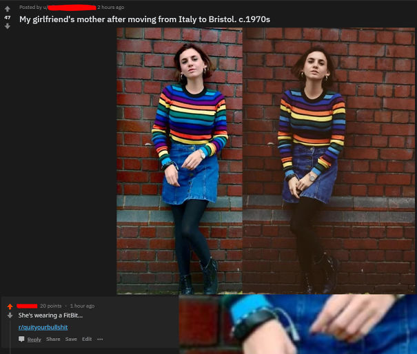 She Must've Been An Early Adopter Of Technology