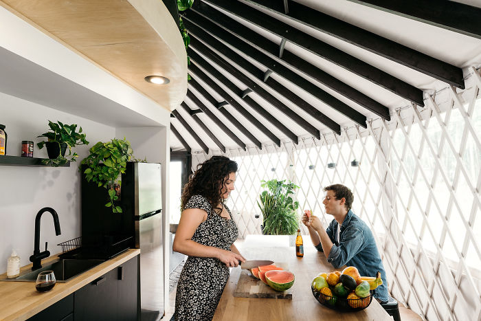 Couple Spends A Year Building Their Dream Yurt And It Looks Amazing