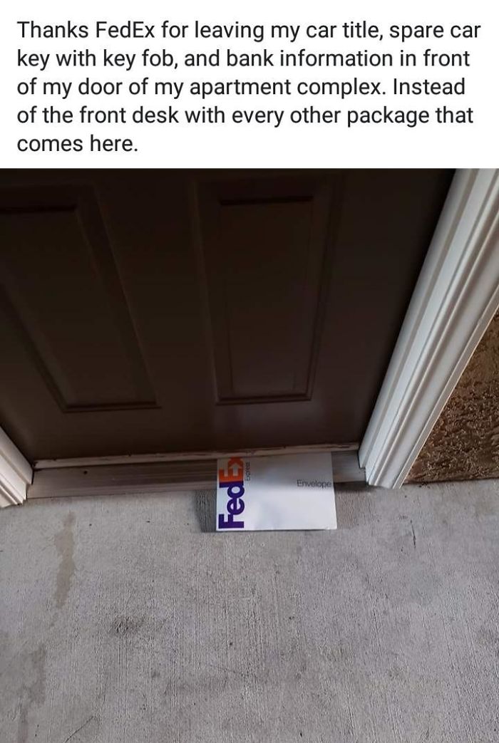 I Was Told That It Would Require A Signature, Apparently Not