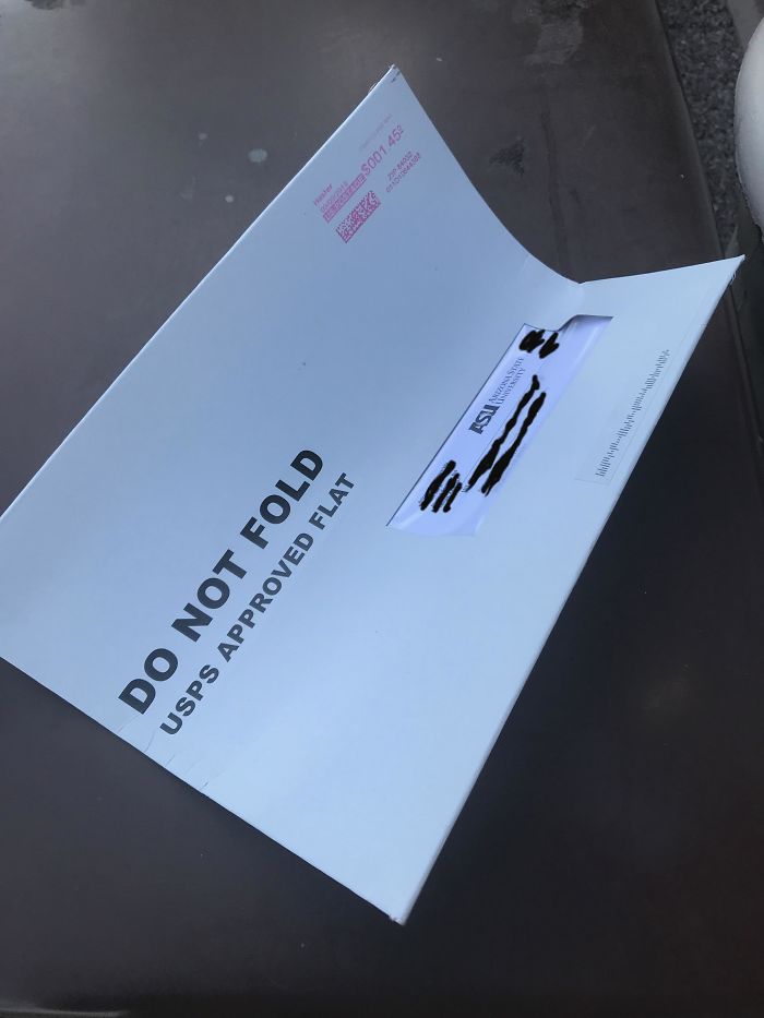 Thanks USPS It's Not Like I Spent 6 Years And Have Over 100k In Student Loans For My B.S. And M.S. Or Anything