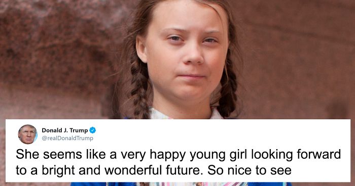Trump Mocks Greta Thunberg’s Speech, She Shades Him In Her Twitter Bio