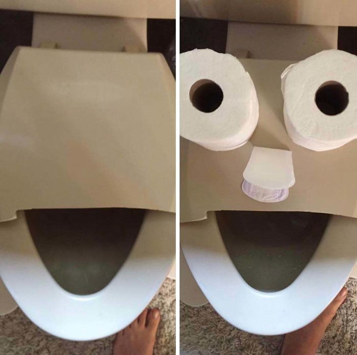 I Broke The Toilet Seat. This Is How I Broke It To My Wife