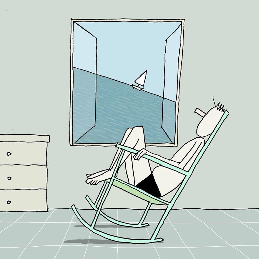 Artist Captures Moments Of Relationships Brightly In Illustrations