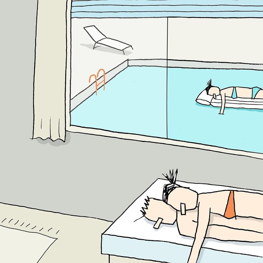 Artist Captures Moments Of Relationships Brightly In Illustrations