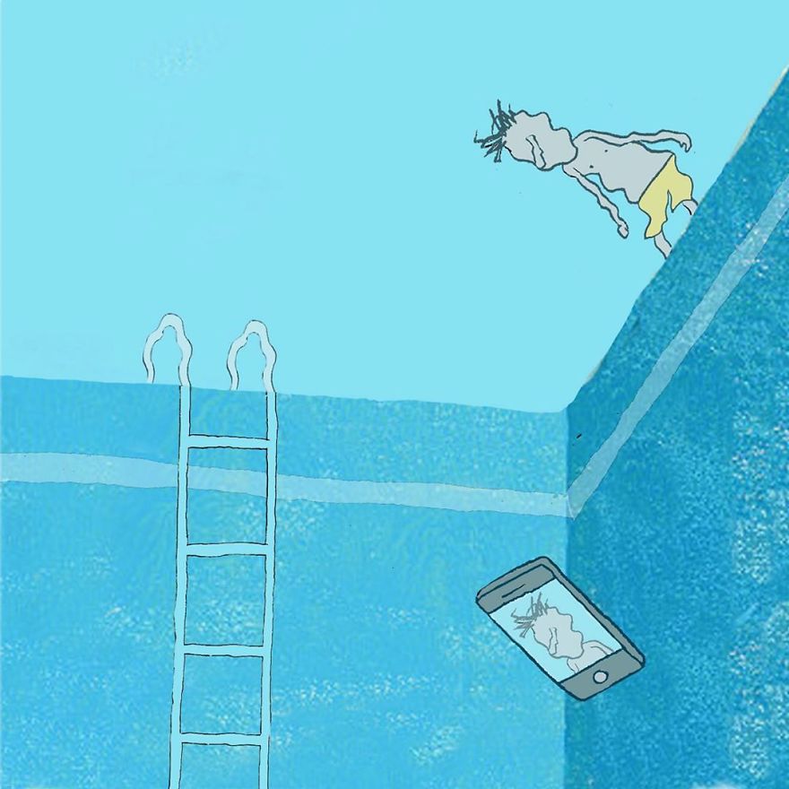 Artist Captures Moments Of Relationships Brightly In Illustrations