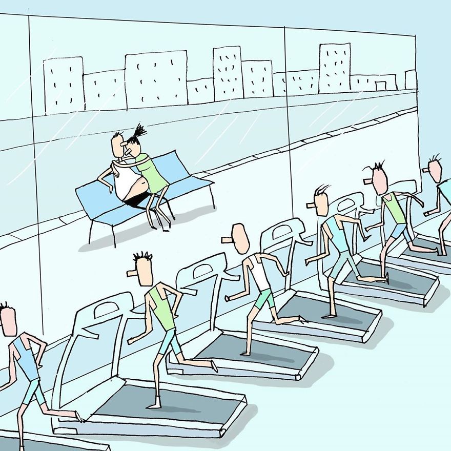 Artist Captures Moments Of Relationships Brightly In Illustrations