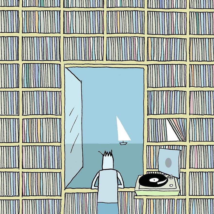 Artist Captures Moments Of Relationships Brightly In Illustrations