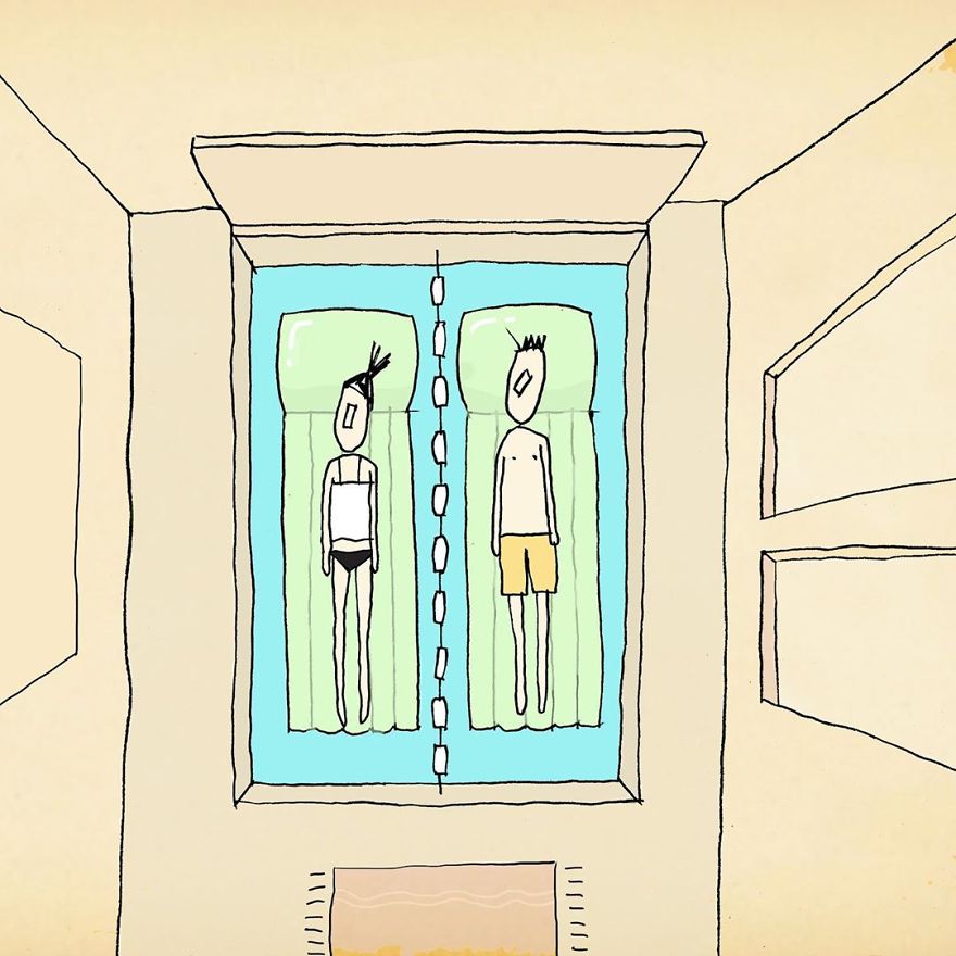 Artist Captures Moments Of Relationships Brightly In Illustrations