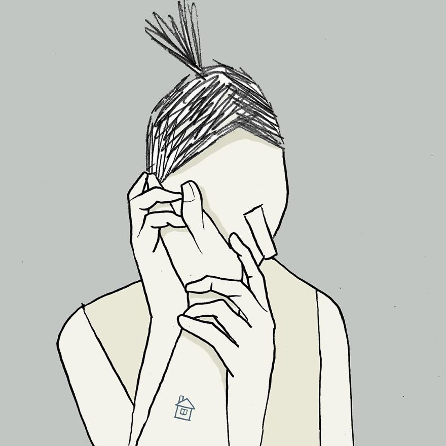 Artist Captures Moments Of Relationships Brightly In Illustrations