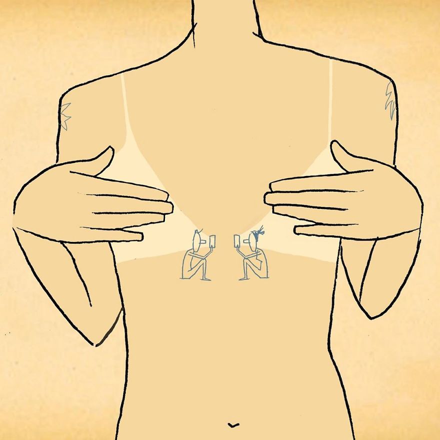 Artist Captures Moments Of Relationships Brightly In Illustrations