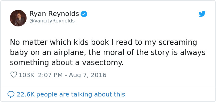 After Spending A Sleepless Night Because Of His Children, Ryan Reynolds Says What Every Parent Is Thinking