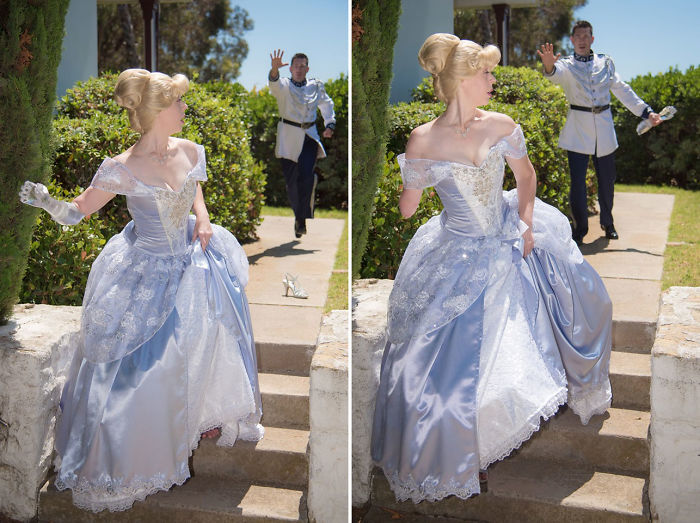 To Encourage A Little Girl Who Was Born Without An Arm, This Woman Shares Stunning Photos Of Herself As Cinderella With A Glass Arm To Encourage A Little Girl Who Was Born Without An Arm, This Woman Shares Stunning Photos Of Herself As Cinderella With A Glass Arm