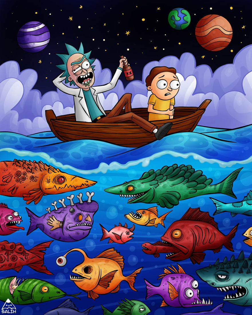 I Create Fan Art Illustrations For My Favorite Comics, TV Shows, And Movies