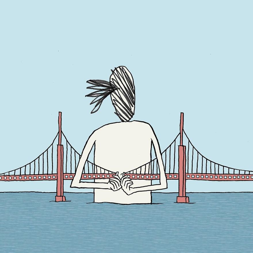 Artist Captures Moments Of Relationships Brightly In Illustrations