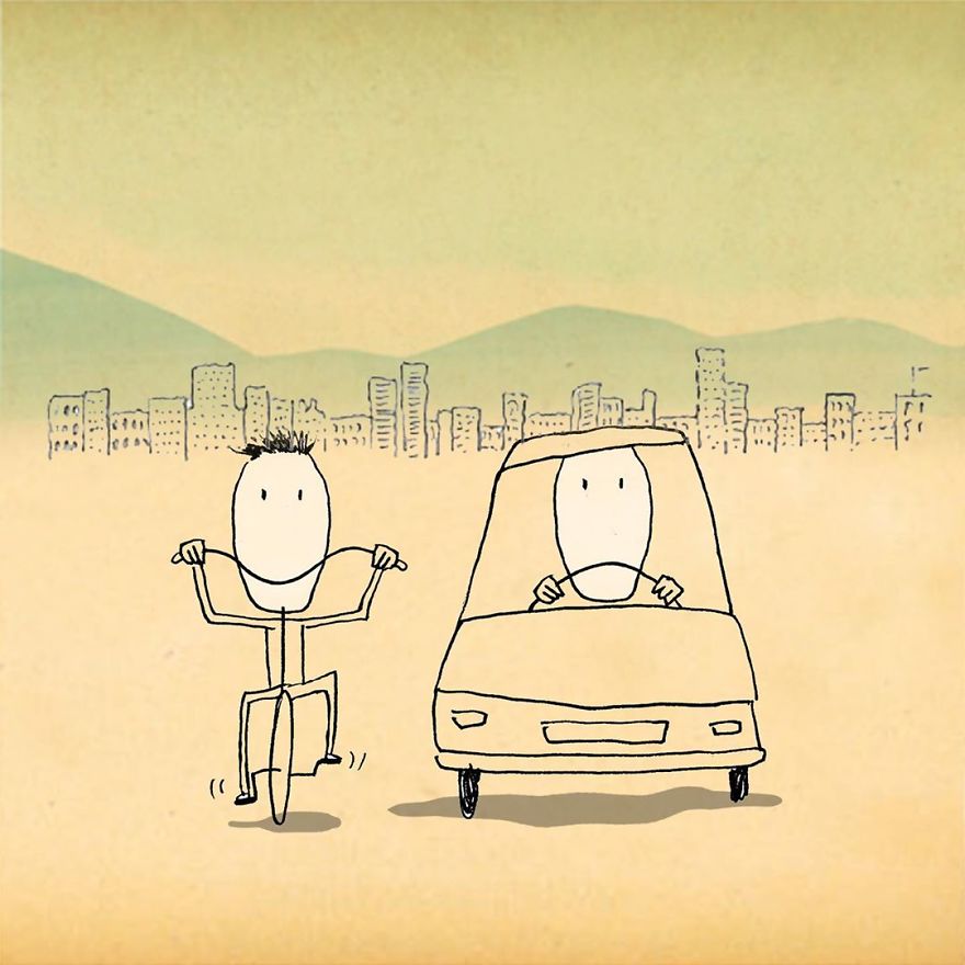 Artist Captures Moments Of Relationships Brightly In Illustrations