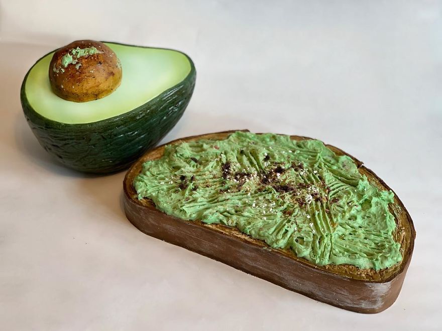 Avocado Toast Cake