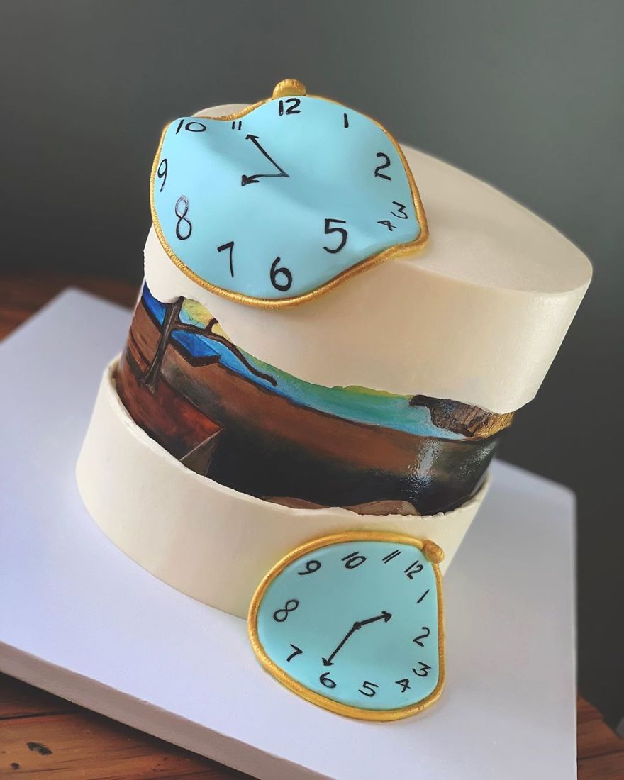 Salvador Dalí Inspired Cake 