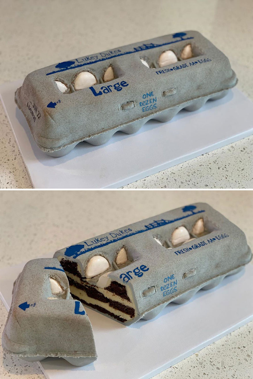 Egg Carton Cake