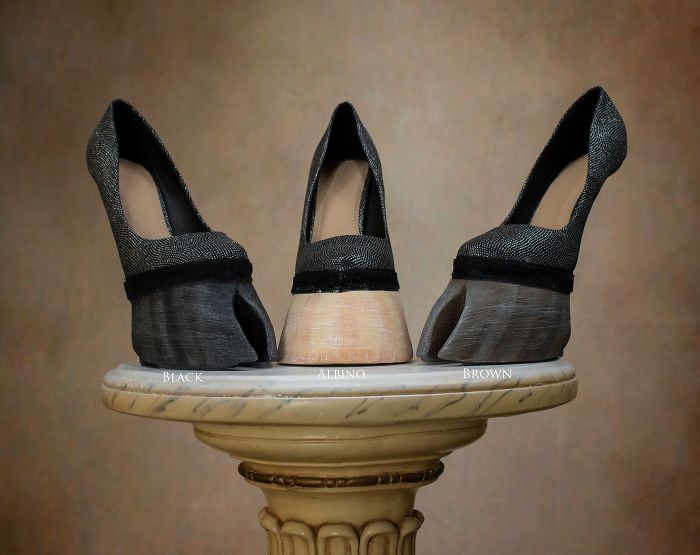 Artist Creates Shoes In The Shape Of Animal Hooves And The Result Is Impressive.