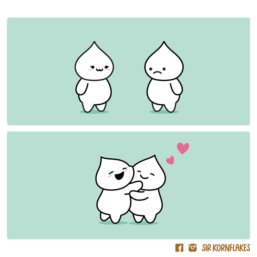 I Bring Couples Closer Together Through Dumpling Comics