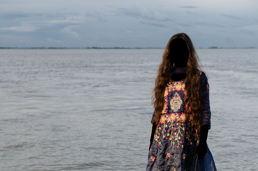 I Show The Darkness That Often Surrounds Small Girls Through My 12 Portraits