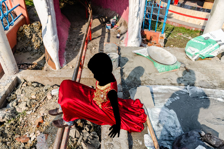 I Show The Darkness That Often Surrounds Small Girls Through My 12 Portraits