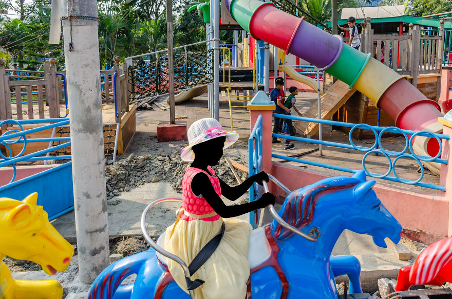 I Show The Darkness That Often Surrounds Small Girls Through My 12 Portraits