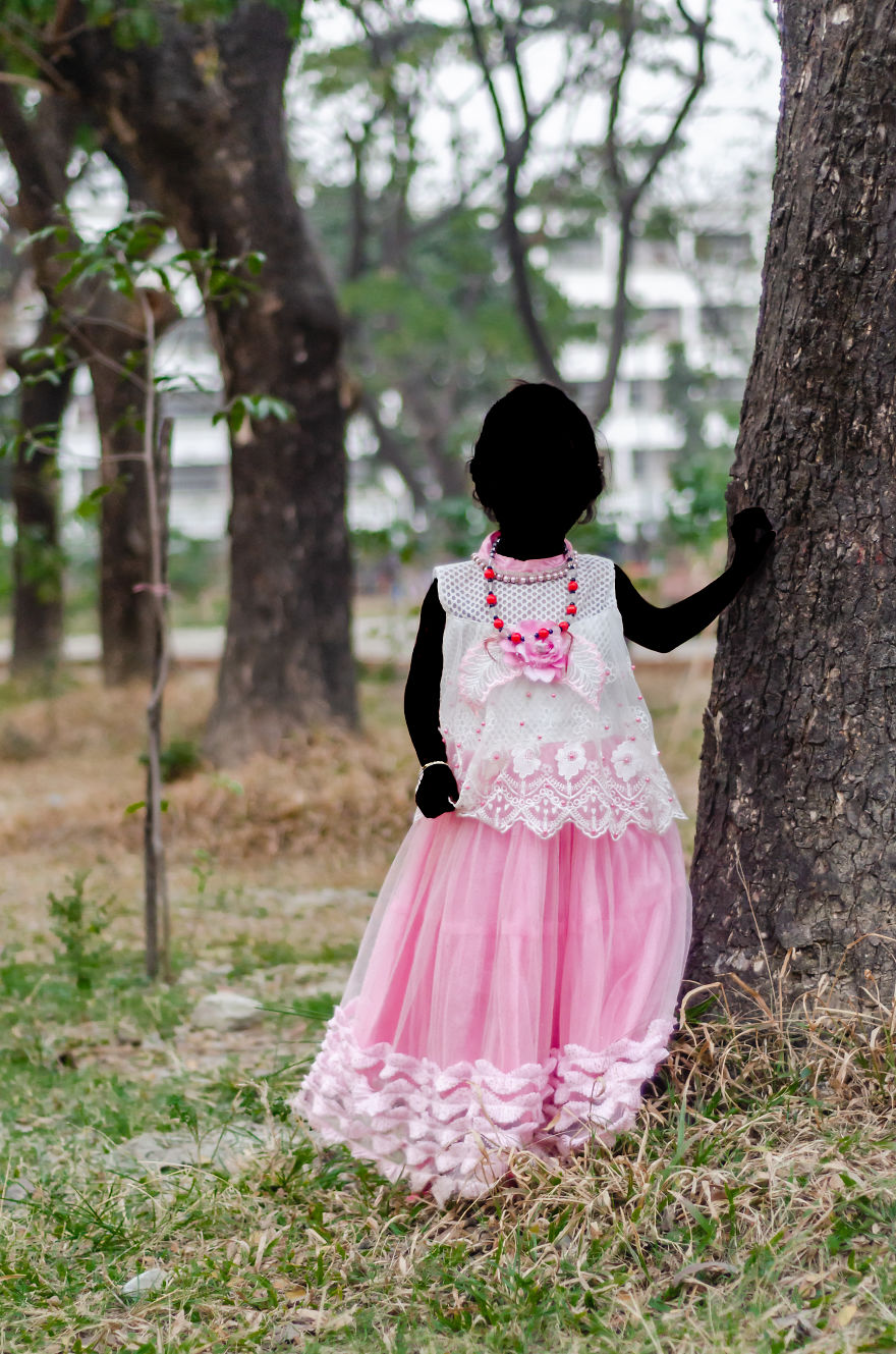 I Show The Darkness That Often Surrounds Small Girls Through My 12 Portraits