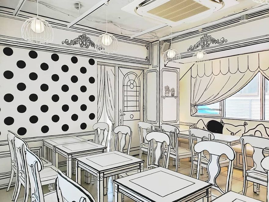 This Unusual Cafe In Japan Will Make You Feel Like You Stepped Into A Cartoon (18 Pics)