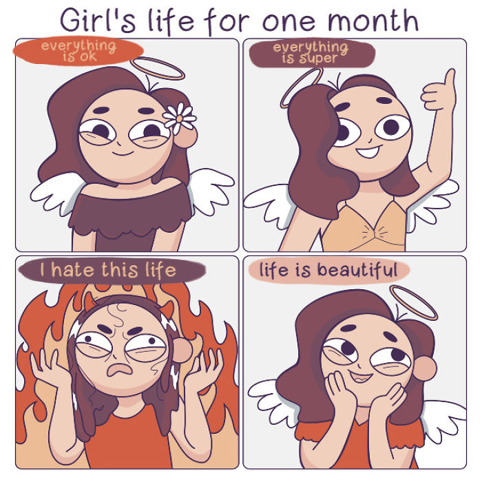 Everyday Girls Problems Illustrated In Funny And Relatable Comics