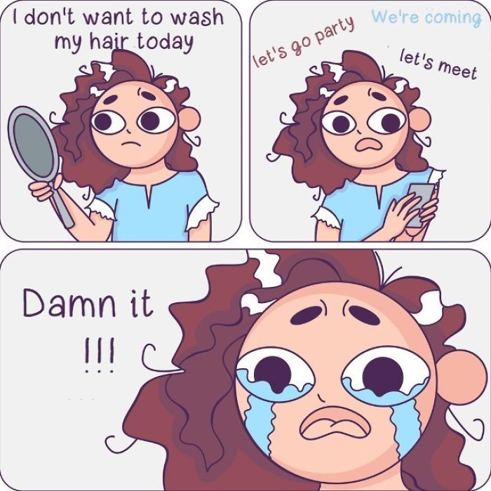 Everyday Girls Problems Illustrated In Funny And Relatable Comics