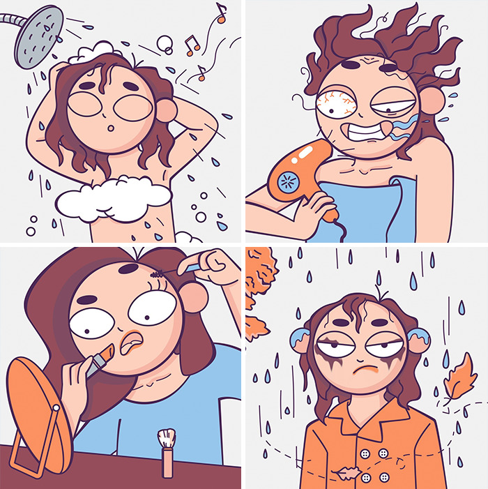 Everyday Girls Problems Illustrated In Funny And Relatable Comics