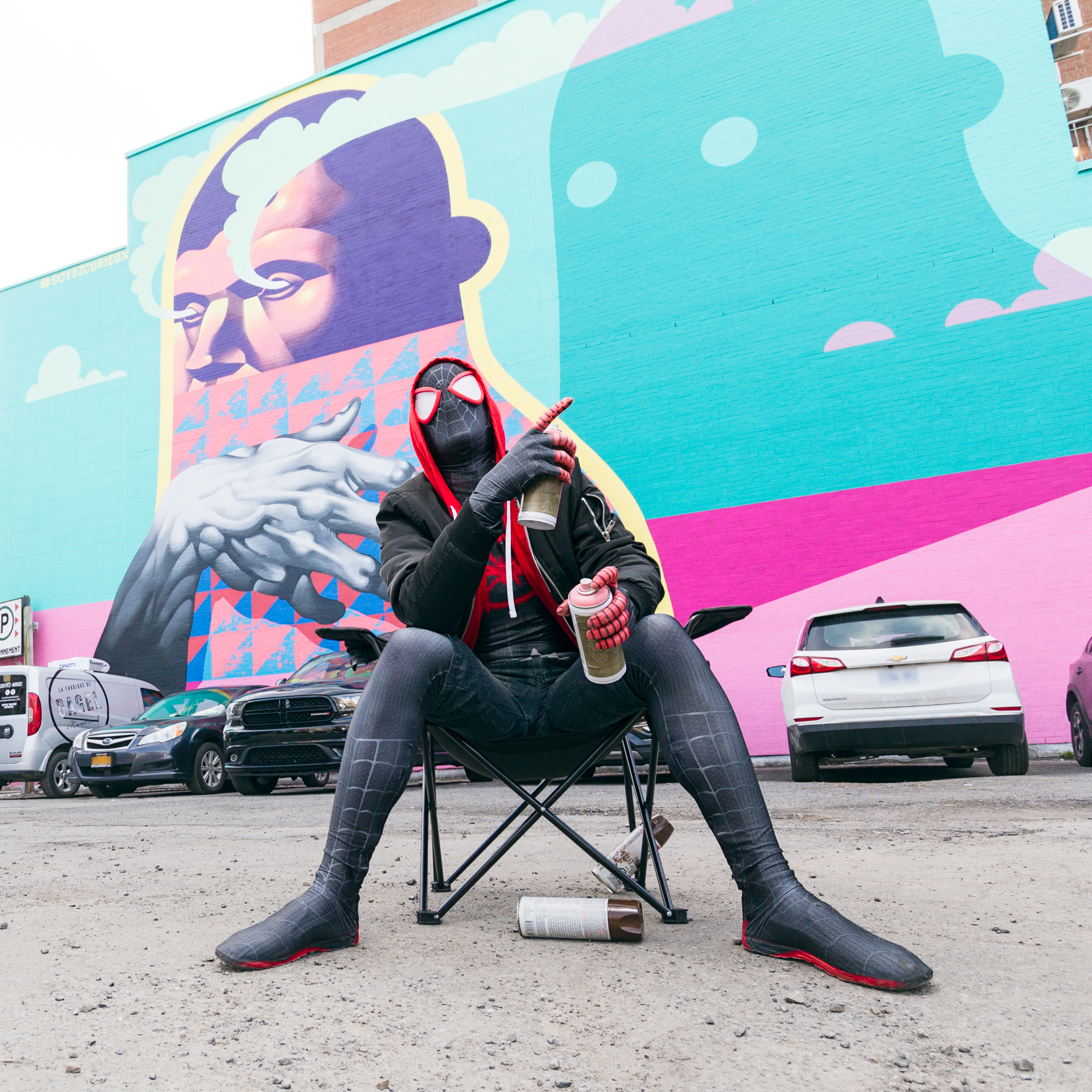 What Do You Get When You Mix Spider-Man And Montreal’s Street Art Festival?