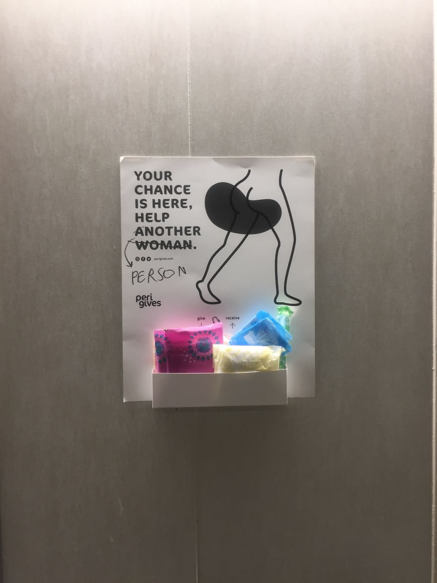How One Poster Can Help The Homeless Have Access To Menstruation Products
