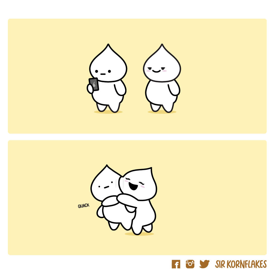 I Bring Couples Closer Together Through Dumpling Comics