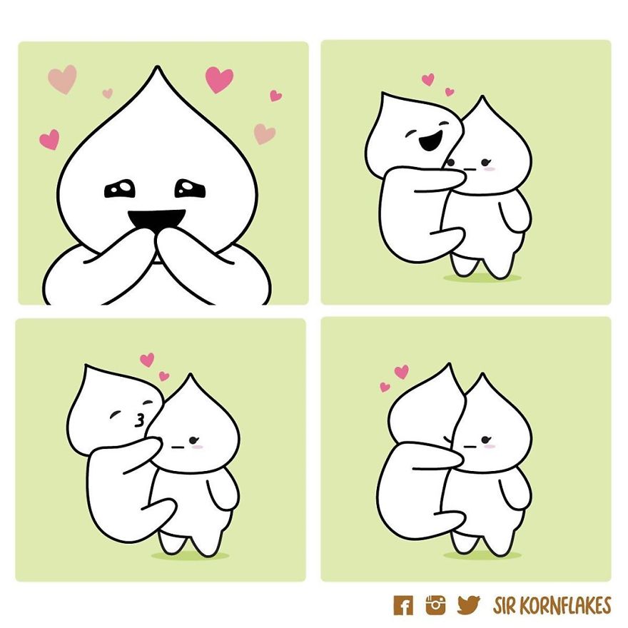 I Bring Couples Closer Together Through Dumpling Comics