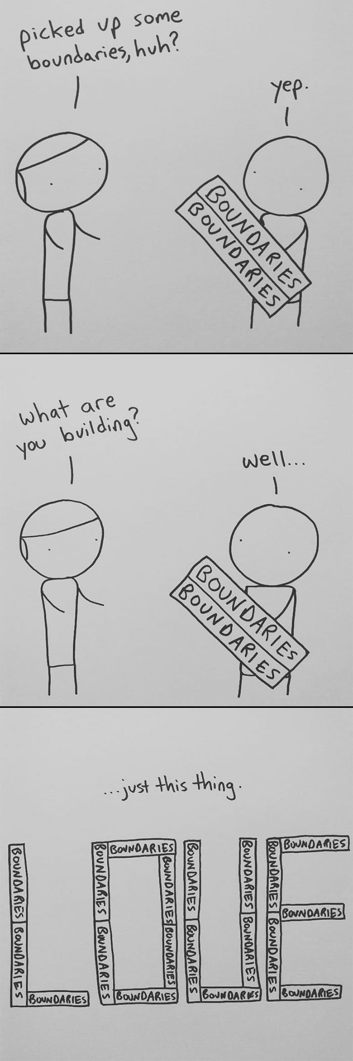 I Started Drawing Minimalist Comics About My Mental Health This Year And For Some Reason That Means Drawing Anxiety Kind Of Like It's A Hotdog