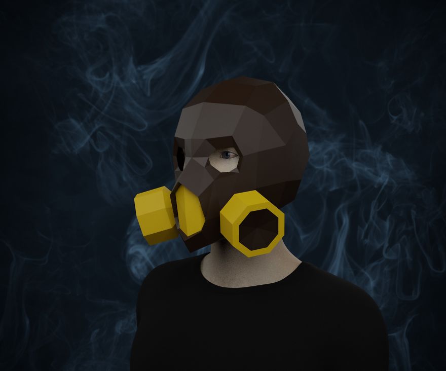 I Made Scary Halloween Paper Craft Masks!