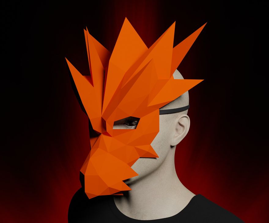 I Made Scary Halloween Paper Craft Masks!