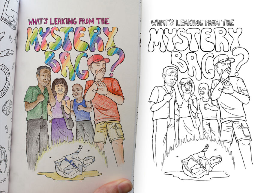 I Made A Coloring Book About The Weird, Annoying, And Amazing Things I See On Public Transportation I Made A Coloring Book About The Weird, Annoying, And Amazing Things I See On Public Transportation